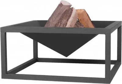 Image de Brasero de jardin carré SQUARE 70 cm en acier