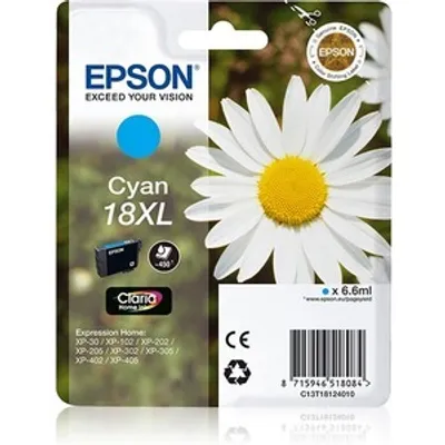 Produktbild von Epson Daisy Singlepack Cyan 18XL Claria Home Ink, Cyan, 6,6 ml, 1 Stück(e), 450 Seiten