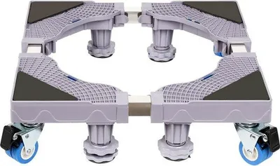 Produktbild von Wäschemaschine Aufbauständer - Wäschemaschine Unterbau - für Waschmaschine, Trockner, Kühlschrank und Gefriergerät bis 300 kg 8 Beine 4 Räder