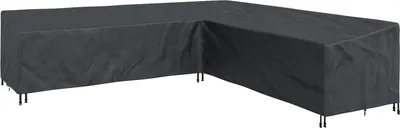 Zdjęcie produktu dla Pokrowiec na meble vidaXL, czarny, 300 x 300 x 80 cm, tkanina Oxford 210D