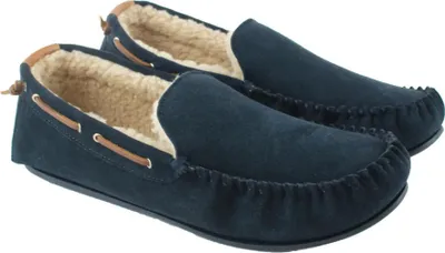 Immagine prodotto di Eastern Counties Leather - Mokassins Herren "Owen", Berber, Wildleder EL400 (43 EU) (Marineblau)