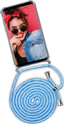 Produktbild von TWIST-Case + TWIST-Cord für Samsung Galaxy S8, Farbe:Chilly Jeans (Silber)