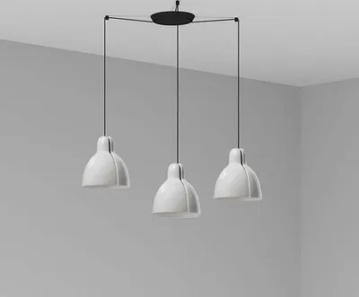 Produktbild von VENICE 200 3L Pendelleuchte weiß 64255-124-3L