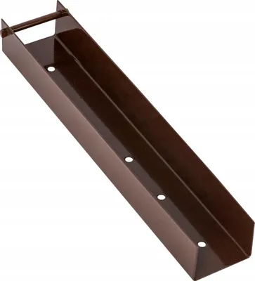 Produktbild von Brauner Stahl-Anschlussverbinder 55x250mm verzinkt