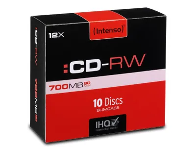 Produktbild von INTENSO CD-RW Rohling 10 Stück