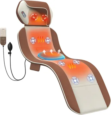 Productafbeelding van Massagemat voor het hele lichaam met warmte - Rugmassagepad - Massagekussen - Massagematras - Ontspanningsmat