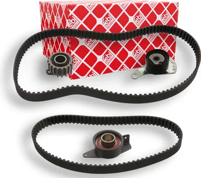 Produktbild von FEBI BILSTEIN 27081 Zahnriemensatz für FORD Fiesta Mk4 Schrägheck (JAS, JBS) 116-Zähne 85-Zähne