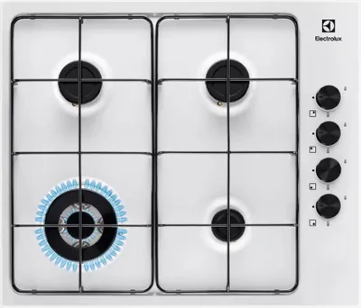 Immagine prodotto di Piano cottura a gas da 60 cm con 4 fuochi Electrolux EGS6414W