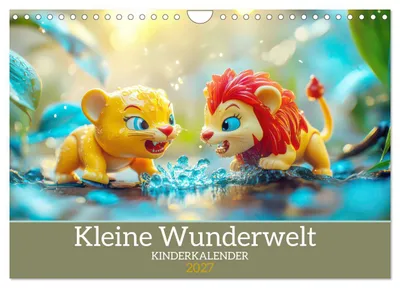 Produktbild von Kleine Wunderwelt - Kinderkalender (Wandkalender 2027 DIN A4 quer), CALVENDO Monatskalender