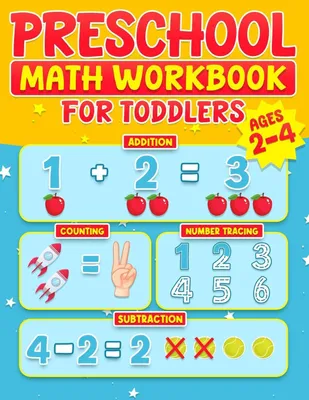 Produktbild von Preschool Math Workbook for Toddlers Ages 2-4