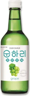 Produktbild von Chum Churum Soju Grape 350ml | Soju mit Trauben-Geschmack  Alk. 12% vol.