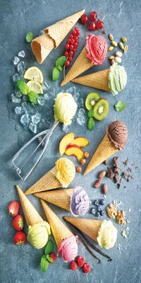 Produktbild von FEBE Strandtuch XXL Eiscreme Sunset 100x180 cm Badetuch Groß 100% Mikrofaser Handtuch Stranddecke Sommer-Handtücher