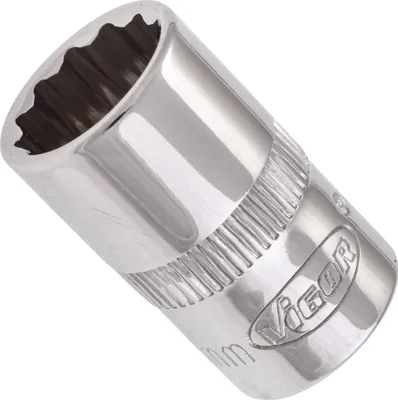 Produktbild von Vigor V7538-12, Buchse, 3/8", Metrisch, 1 Kopf/Köpfe, 12 mm, 28 mm