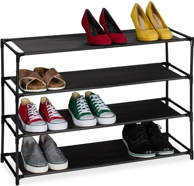 Produktbild von Schuhregal mit Stoffebenen
