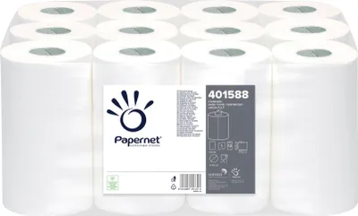 Zdjęcie produktu dla Rolki ręczników Papernet Centrefeed, 401588, 1-warstwowe - 12 rolek | opakowanie (12 sztuk)