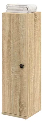 Produktbild von Badezimmerschrank mit Rollenhalter Sonoma-Eiche 20,5x22x72 cm