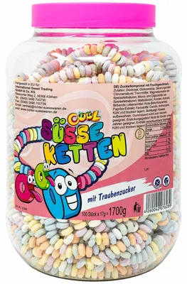Immagine prodotto di Catene Cool Candy colorate da concentrato di zucchero destrosio 1700g