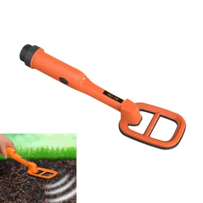 Produktbild von Metalldetektor Präzisionsdetektor, wasserdichter Handdetektor, Präzisionsausrüstung zur Schatzsuche, geeignet für Erwachsene und Kinder - Orange
