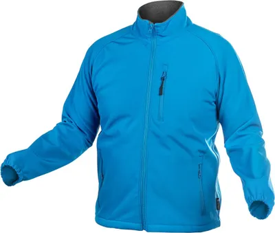 Produktbild von Högert wasserabweisende Softshelljacke "Biese" Hellblau M