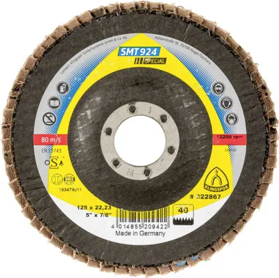 Obrázek produktu pro Klingspor SMT 924 Brusný mopový kotouč 125x22,23 mm zrnitost 40 hm