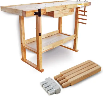 Produktbild von BAMATO Hobelbank WORK-1520 aus Massivholz