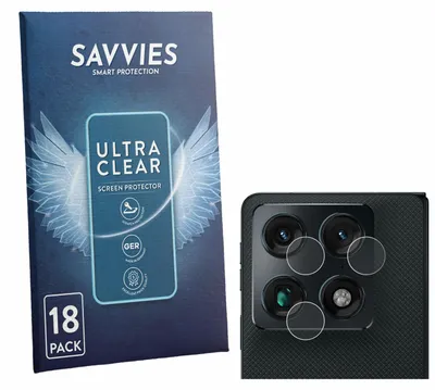 Produktbild von 18x Für Motorola Razr Fold (NUR Kameraschutz) Schutzfolie Savvies Displayschutz Display Schutz Folie Klar Transparent