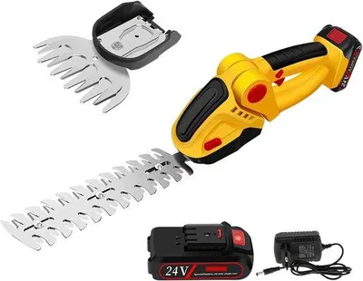Immagine prodotto di Tagliasiepi a batteria, mini motosega, giardinaggio
