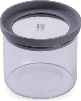 Produktbild von Chef trifft Fackelmann Vorratsbehälter aus Glas, 500 ml Optimal für Küche und Haushalt, stapelbar und spülmaschinengeeignet
