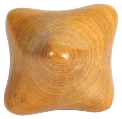 Produktbild von Duftendes Holz-Thai-Reflexzonenmassagegerät, sechseckiges Akupunktur-Therapie-Handmassagegerät (#1)
