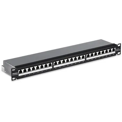 Image de TRENDnet TC-P24C6AS Panneau de brassage, 24 ports Cat6A blindé