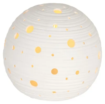 Obrázek produktu pro Stolní lampa - bílá - Jazz - keramika - Ø 20cm - E14 - 3110W - Anne Lighting