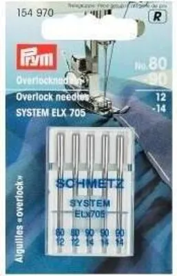 Produktbild von Prym Nähmaschinennadeln Overlock 80-90 sortiert