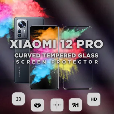 Zdjęcie produktu dla 1-pak Xiaomi 12 PRO Szkło ochronne na ekran - Szkło hartowane 9H - Super jakość 3D