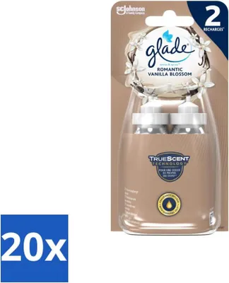 Zdjęcie produktu dla Glade - Sense & Spray - Romantic Vanilla Blossom - 2 × 18 ml - Value Pack - 20 sztuk