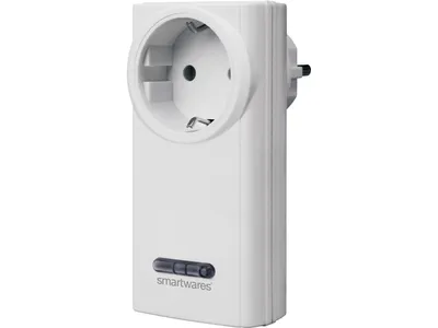 Produktbild von Smartwares SH5-RPD-02A SmartHome Funk-Steckdimmer 200 W, Dimmer, Extern, Weiß, 220-240 V, 50 - 60 Hz, 433,92 MHz