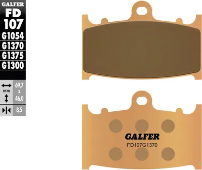 Immagine prodotto di Pastiglie freno Galfer FD107 - G1370