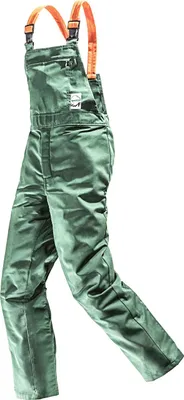 Produktbild von safety&more Schnittschutz-Latzhose grün