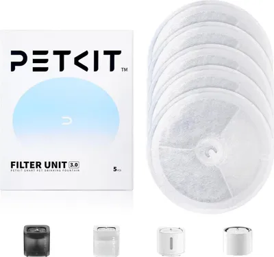 Produktbild von PETKIT CYBERTAIL Eversweet Filter 3.0 5 Stück Katze Hund Trinkbrunnen Wasserspender
