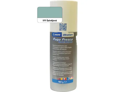 Obrázek produktu pro MAPEI® ULTRACARE Fuga Fresca 177 šalvějově zelená 160 g Barva na renovaci spár pro osvěžení barvy spár