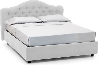 Produktbild von Allik - Doppelbett, Weiß, Matratze inklusive  Italy