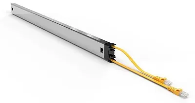 Produktbild von PATCHBOX .one / Cassette / 46RU / STP / Yellow, 2,5 m, Cat6a, U/FTP (STP), RJ-45, RJ-45, Gelb