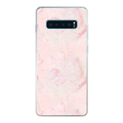 Produktbild von MuchoWow® Handyhülle Schutzhülle Hülle für Samsung Galaxy S10 Plus Marmor - Rosa - Glitter - Gold - Muster Silikon Softcase Handy Hülle - Schutzhülle