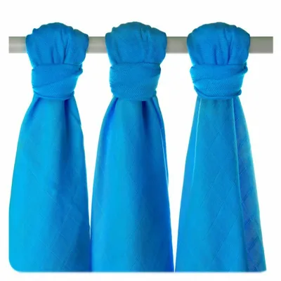 Obrázek produktu pro XKKO BMB Bambusová plenka Colours 70x70 - Cyan (3ks)