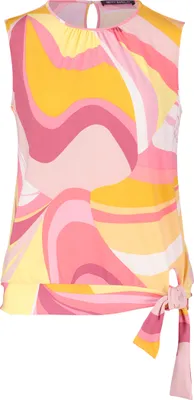 Immagine prodotto di Camicia corta senza maniche 2844 Rosé/Giallo taglia 40