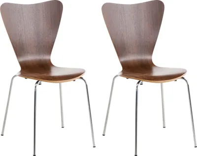 Image de lot de 2 chaises visiteurs Calisto
