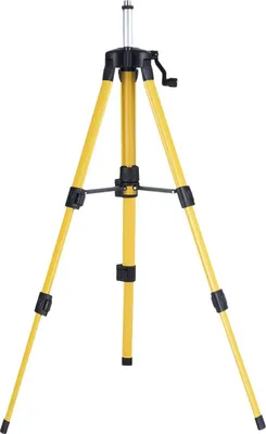 Produktbild von Stativ für Laser-Nivelliergerät - Dreibeinstativ - 1 m Höhe, 3-fach verstellbar, für 5/8-Anschluss, Verlängerungsstange, Adapter 5/8 auf 1/4 - Grün