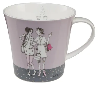 Produktbild von Goebel Ziemlich Beste Freundinnen Becher, Kaffeebecher, Trinkbecher, Barbara Freundlieb, Porzellan, 350 ml, 27000071