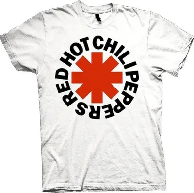 Obrázek produktu pro Red Hot Chili Peppers Red Asterisk White L Tričko