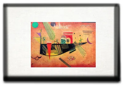 Image de Giallobus - Capricieux - Vassily Kandinsky - 120L x 80l cm - Tableau - Toile à cadre standard