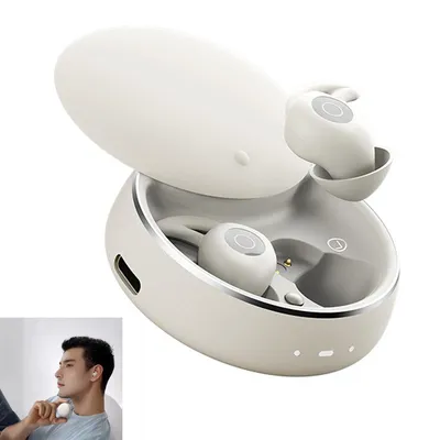 Produktbild von Schlafkopfhörer,Mini-Bluetooth-5.3-Ohrhörer,28 Std.Akkulaufzeit,kabellose Kopfhörer mit SFE-Ohrstöpseln,weiche Schlaf-Ohrhörer für stressfreien Schlaf